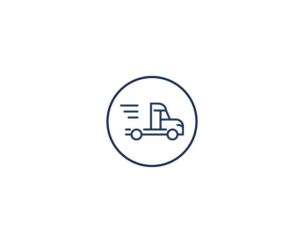 Befüllung von Anhängern LKW Icon