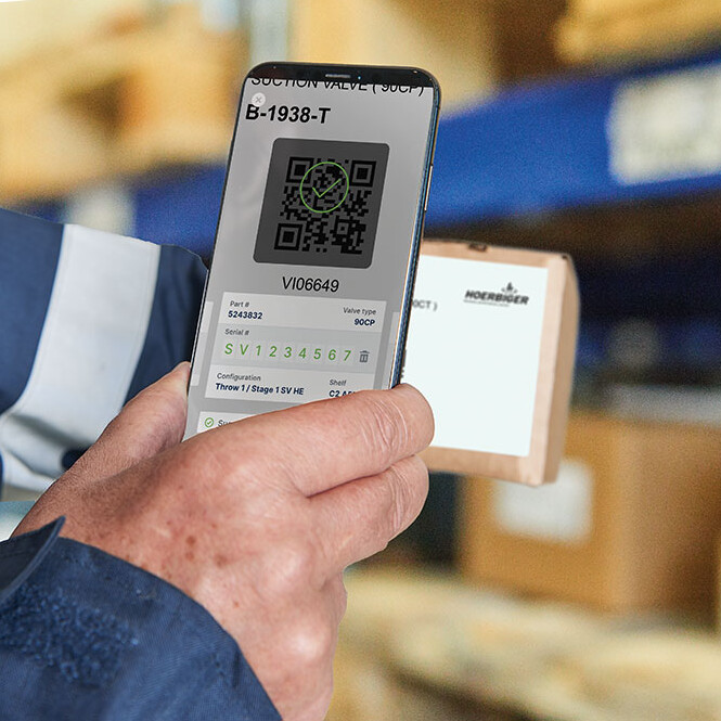 Digital Services Hand scanning box with smartphone
