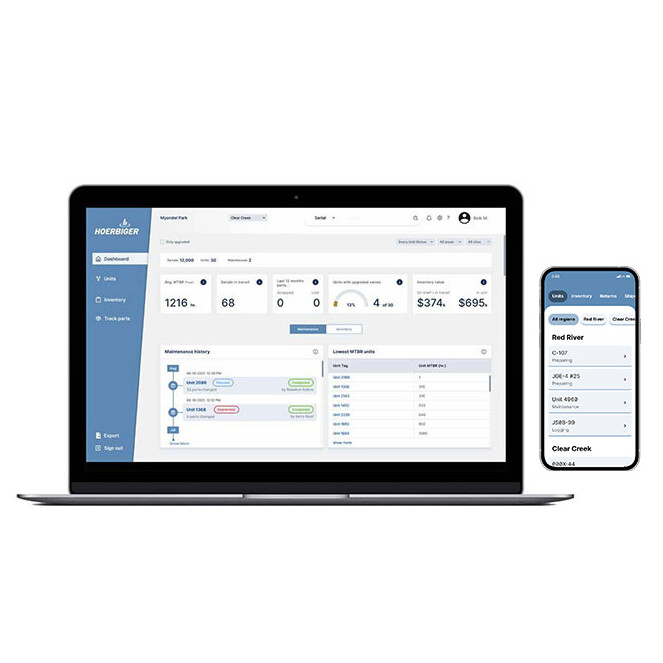 VISTRA interface VISTRA interface on laptop and smartphone