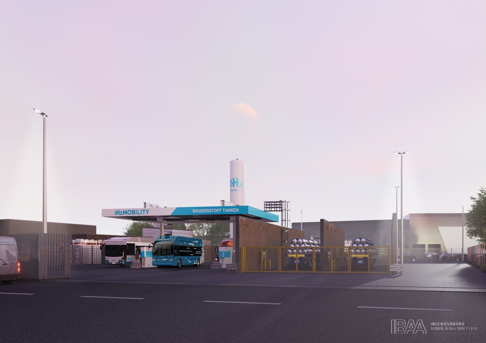 Tankstelle der Zukunft © IBAA Tankstelle der Zukunft © IBAA